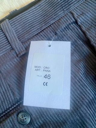 Pantalón pana gris - Estilo