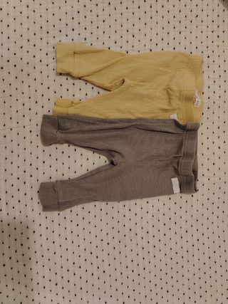 2 Leggins neonato morbidi