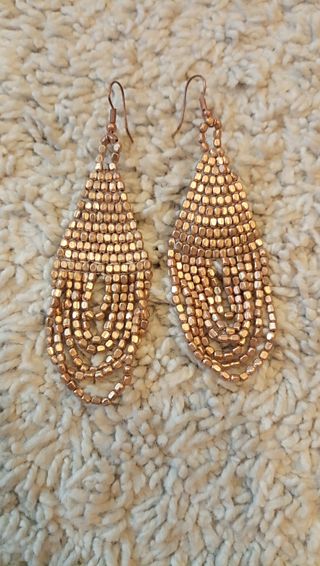 Pendientes dorados Boho