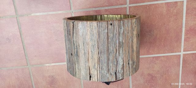 Lámpara techo - Madera y metal