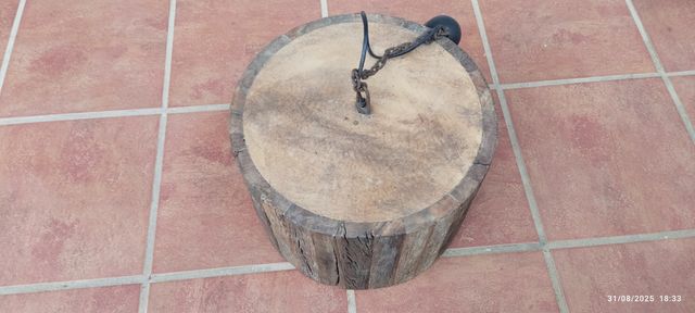 Lámpara techo - Madera y metal