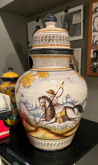 Jarrón Cerámica pintado a mano
