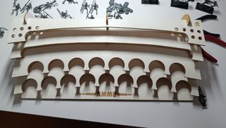 Estación pintura y pinceles