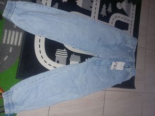 Pantalones Zara niña - Azul.talla 10