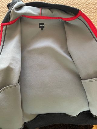 Sudadera negra hombre desigual retro L
