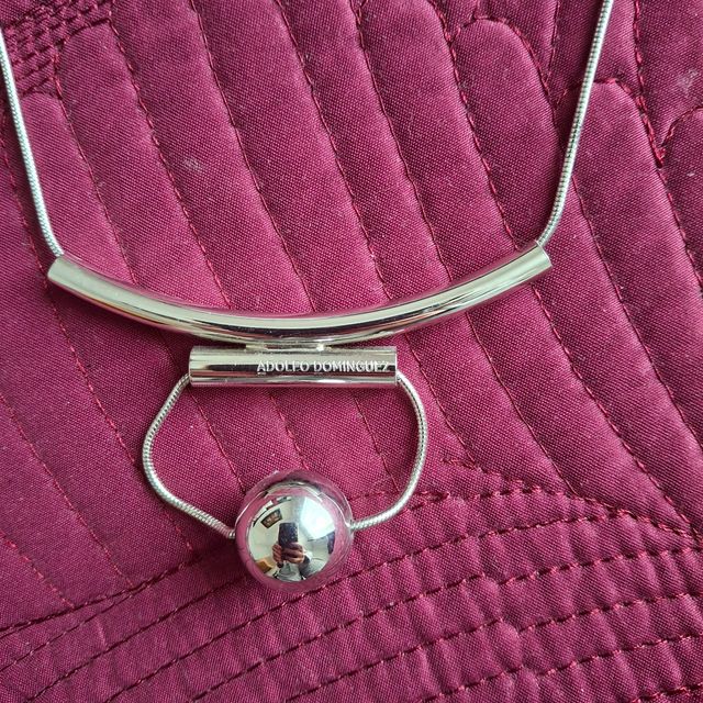 Collar Adolfo Domínguez plata