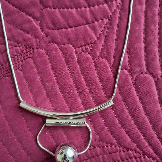 Collar Adolfo Domínguez plata