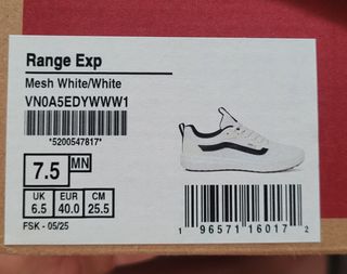 Zapatillas Vans Range Exp. Nuevas.