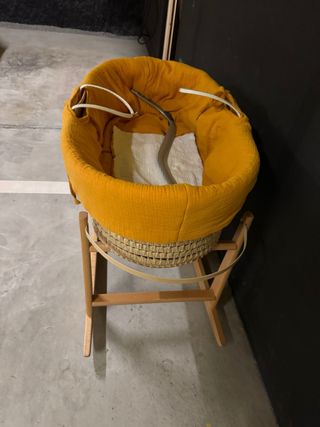 Cuna moisés mimbre bebé