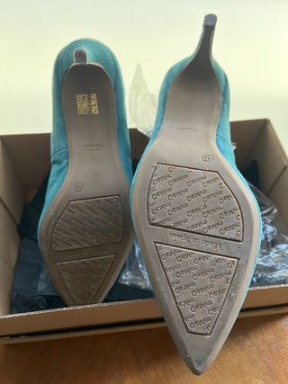 Tacones Mimao ante turquesa 40