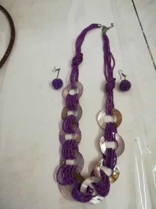 Collana e orecchini vintage