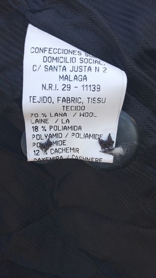 Don Algodon Blazer Vintage Lana 42