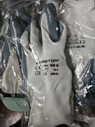 Guantes SAFETOP - Gris y Blanco