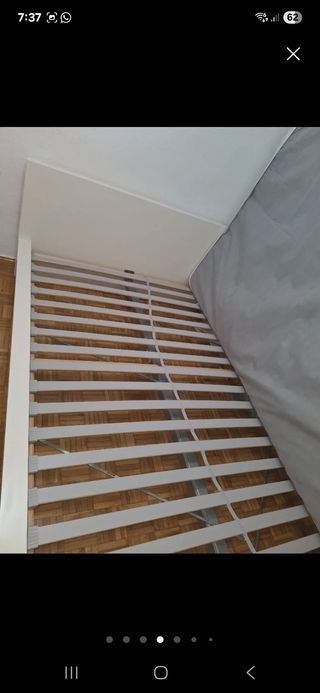 Cama Ikea MALM 140x200 blanca 