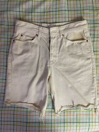 Bermudas Bershka Blancas T34 S