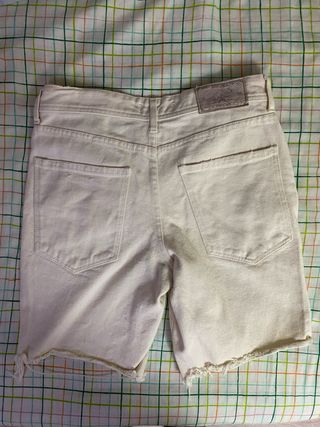 Bermudas Bershka Blancas T34 S