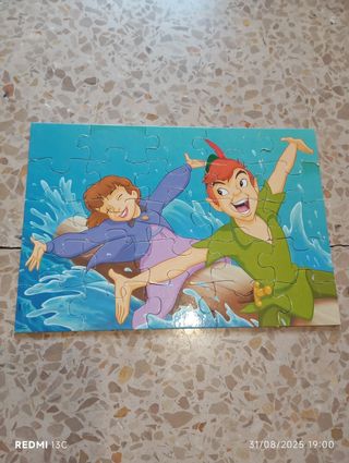 Puzzle Peter Pan 2x25 piezas Madera
