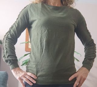 Jersey verde de Massimo Dutti