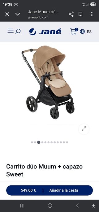 Carrito dúo Jané Muum Sweet