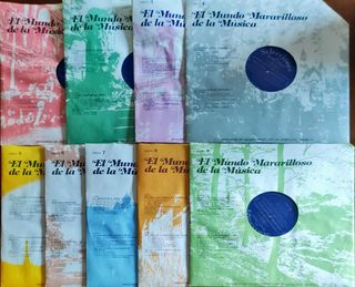 9 LPs El Mundo Maravilloso de la Música