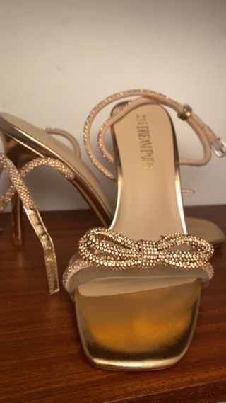 Tacones dorados DREAM PAIRS