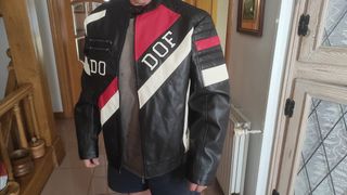 Chaqueta moto piel sintética totalmente nueva 2XL