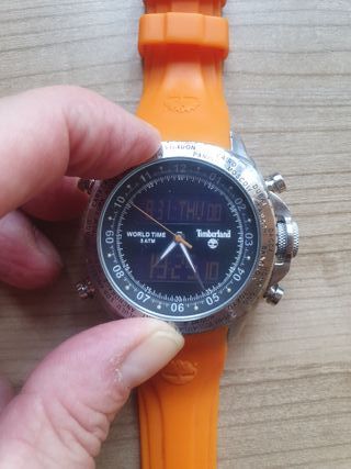 Timberland World Time Reloj - Naranja