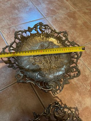 2 Bandejas bronce modernistas espectaculares 1910 