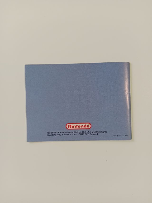 Manual Top Ranking Tenis Game Boy