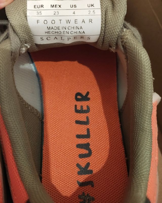 Zapatillas Scalpers niño talla 35