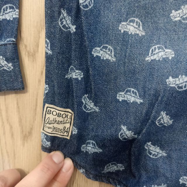 Camisa vaquera niño - Coches