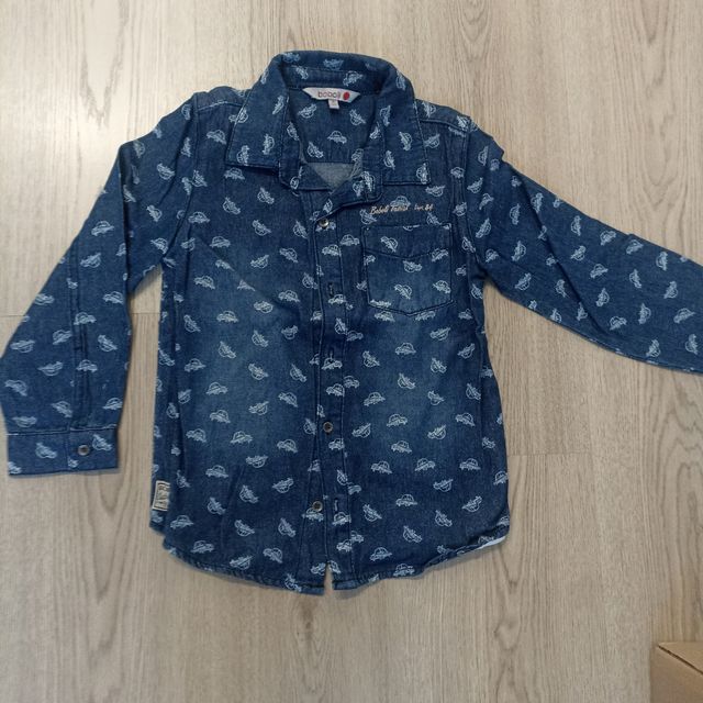 Camisa vaquera niño - Coches