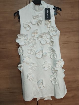 Vestido TWIN STYLE blanco XL