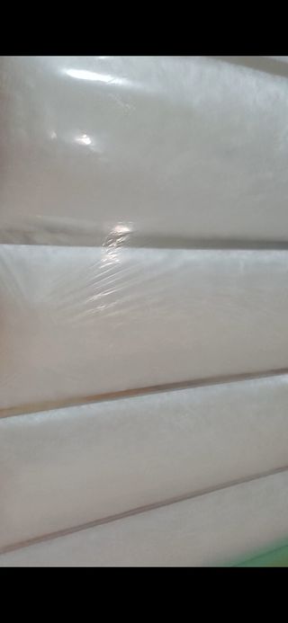 Cabecero blanco terciopelo