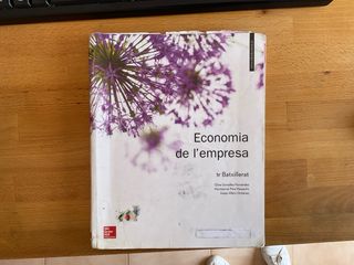 LA - Economia de l'empresa 1er. Batxillerat. Ll...