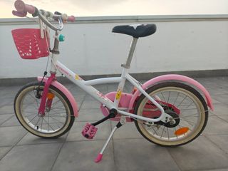 Bicicleta niña BTWIN 16" rosa
