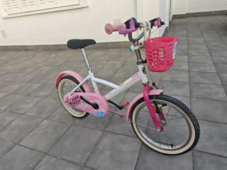 Bicicleta niña BTWIN 16" rosa