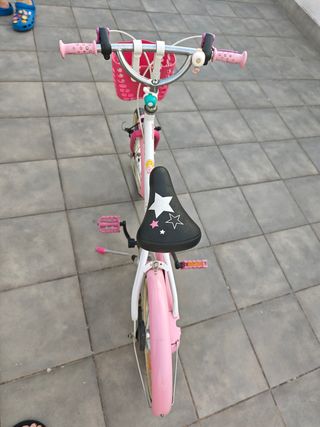 Bicicleta niña BTWIN 16" rosa