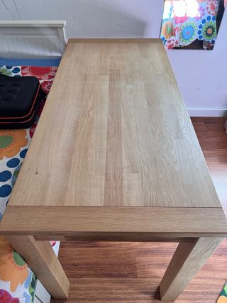 Escritorio roble macizo estilo nordico. sin usar. 