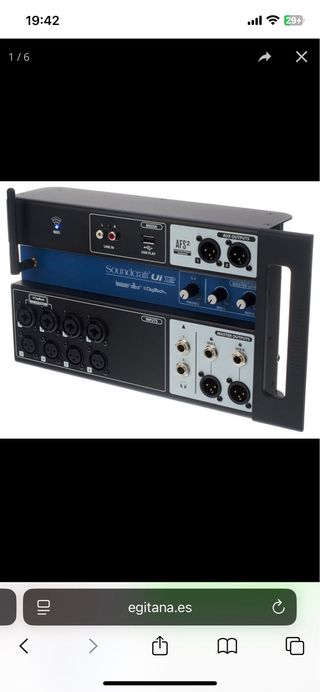 Soundcraft Ui12: Mesa de mezclas