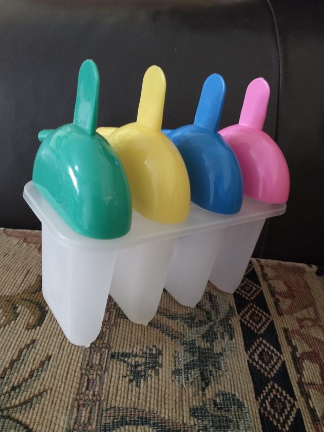 4 stampini ghiaccioli colorati