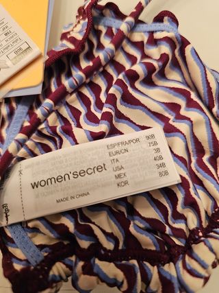 Bikini Women's Secret azul y morado