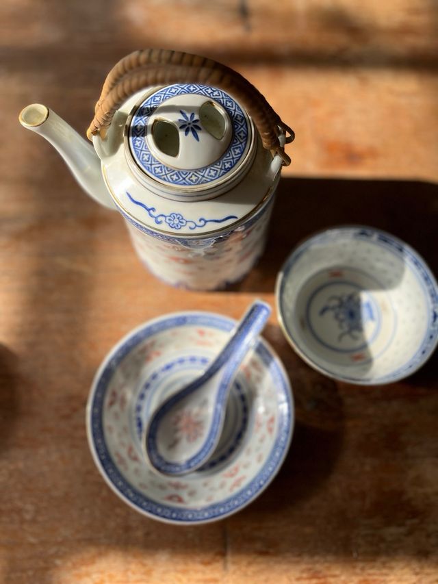 Juego té chino antiguo