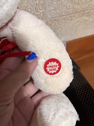 Set peluche San Valentino: orsetto e ricci