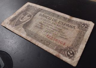 Billete 5 Ptas. Año 1943