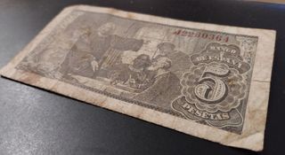 Billete 5 Ptas. Año 1943