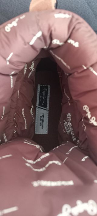 Botines Pepe Jeans marrón, talla 38 y 39