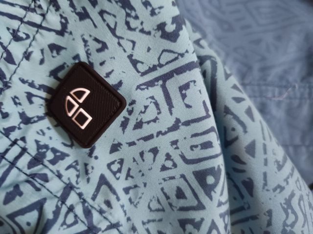 Bañador azul y verde menta