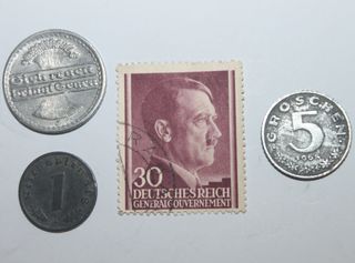 ALEMANIA , LOTE MONEDAS 1942 NAZI III REICH