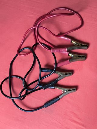 PINZAS JUEGO PARA ARRANCAR BATERIAS COCHE A COCHE